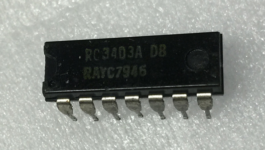 BOSS TW-1のクワッドオペアンプ RC3403A