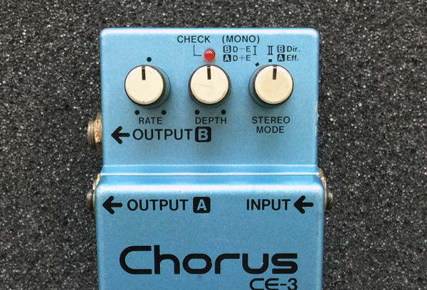 CE-3 Chorusのコントロールレイアウト