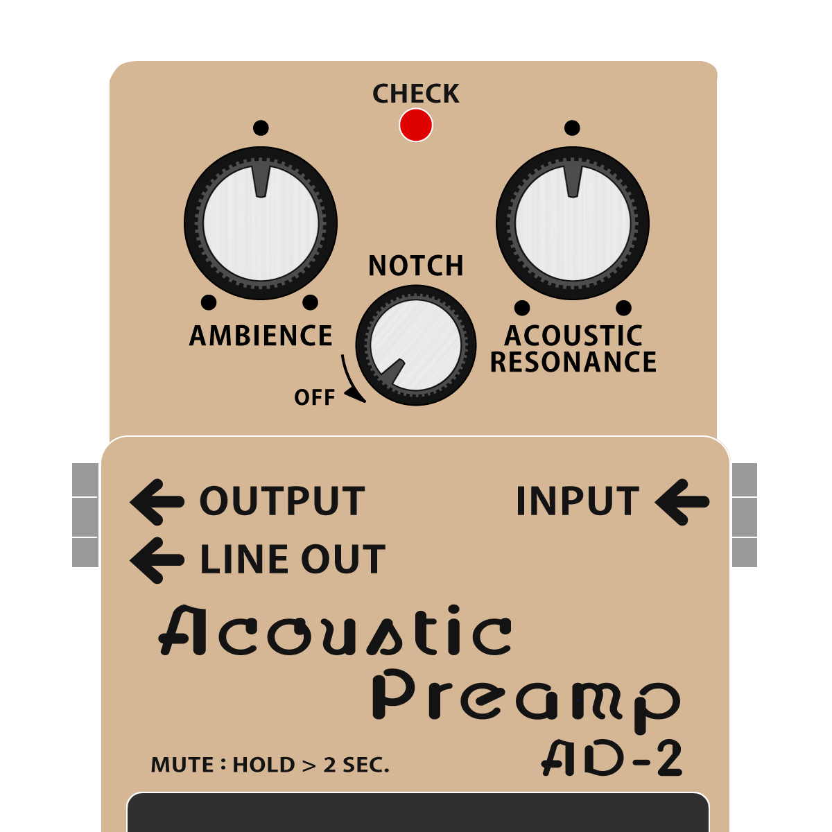 AD-2 Acoustic Preamp（アコースティックギター用プリアンプ）