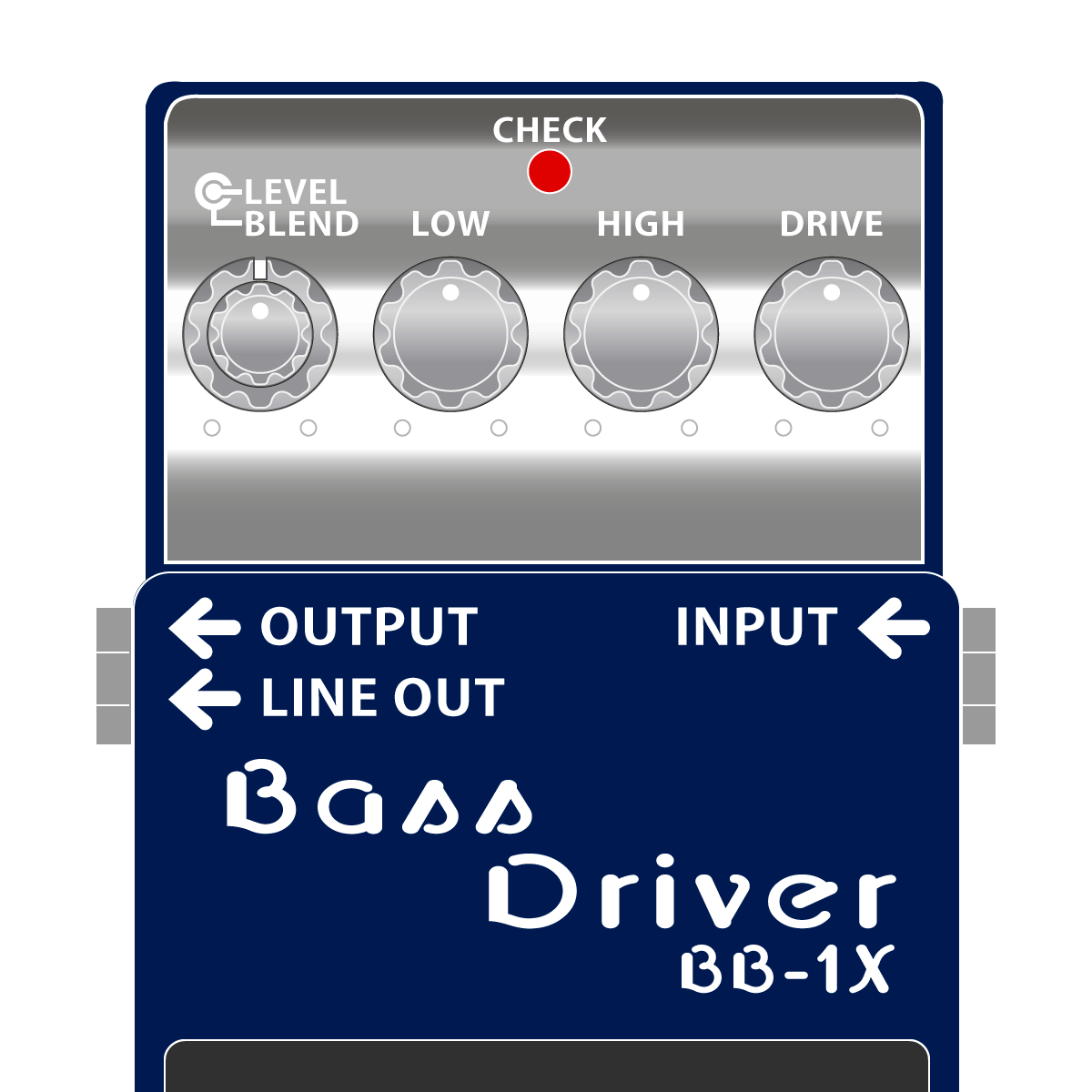 BOSS BB-1X BassrDriver ベースドライバーイラスト