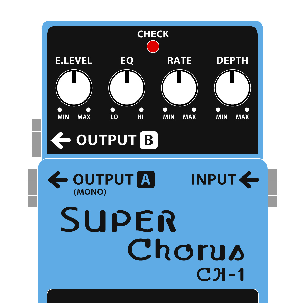 BOSS CH-1 SUPER-Chorus スーパーコーラスイラスト