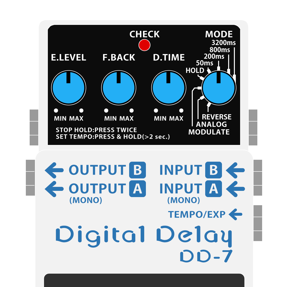 RV-3 Digital Reverb / Delay（デジタルリバーブ / ディレイ） │ BOSS 
