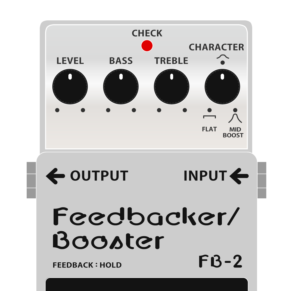 BOSS FB-2 Feedbacker-Booster フィードバッカー・ブースターイラスト