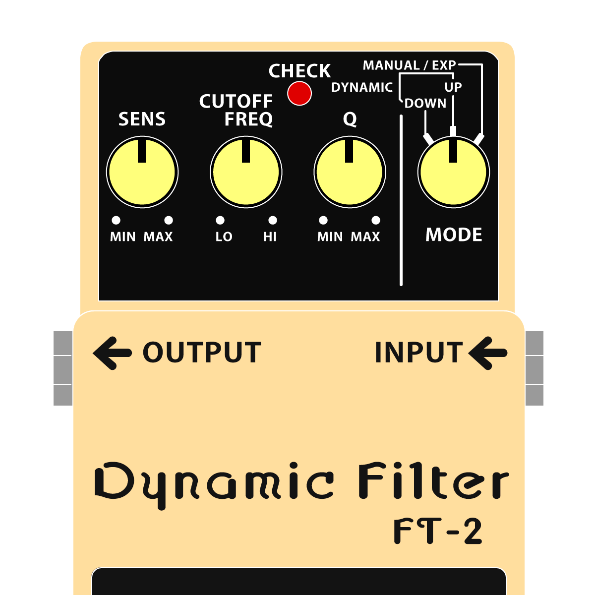 BOSS FT-2 Dynamic Filter ダイナミックフィルターイラスト