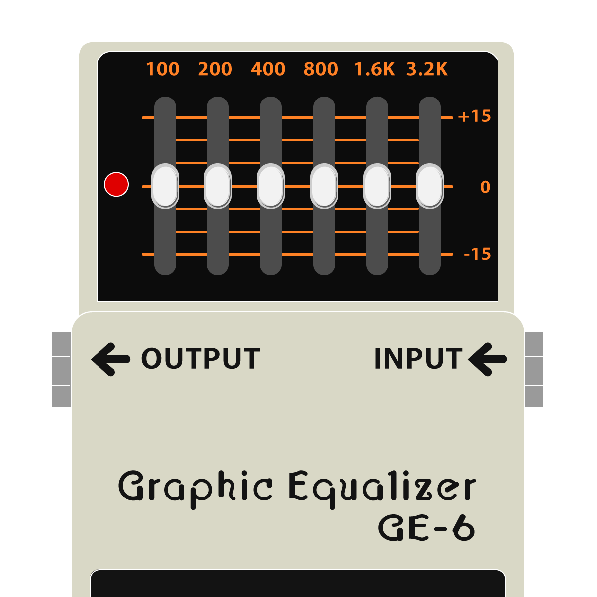 GE-6 Graphic Equalizer（グラフィックイコライザー）