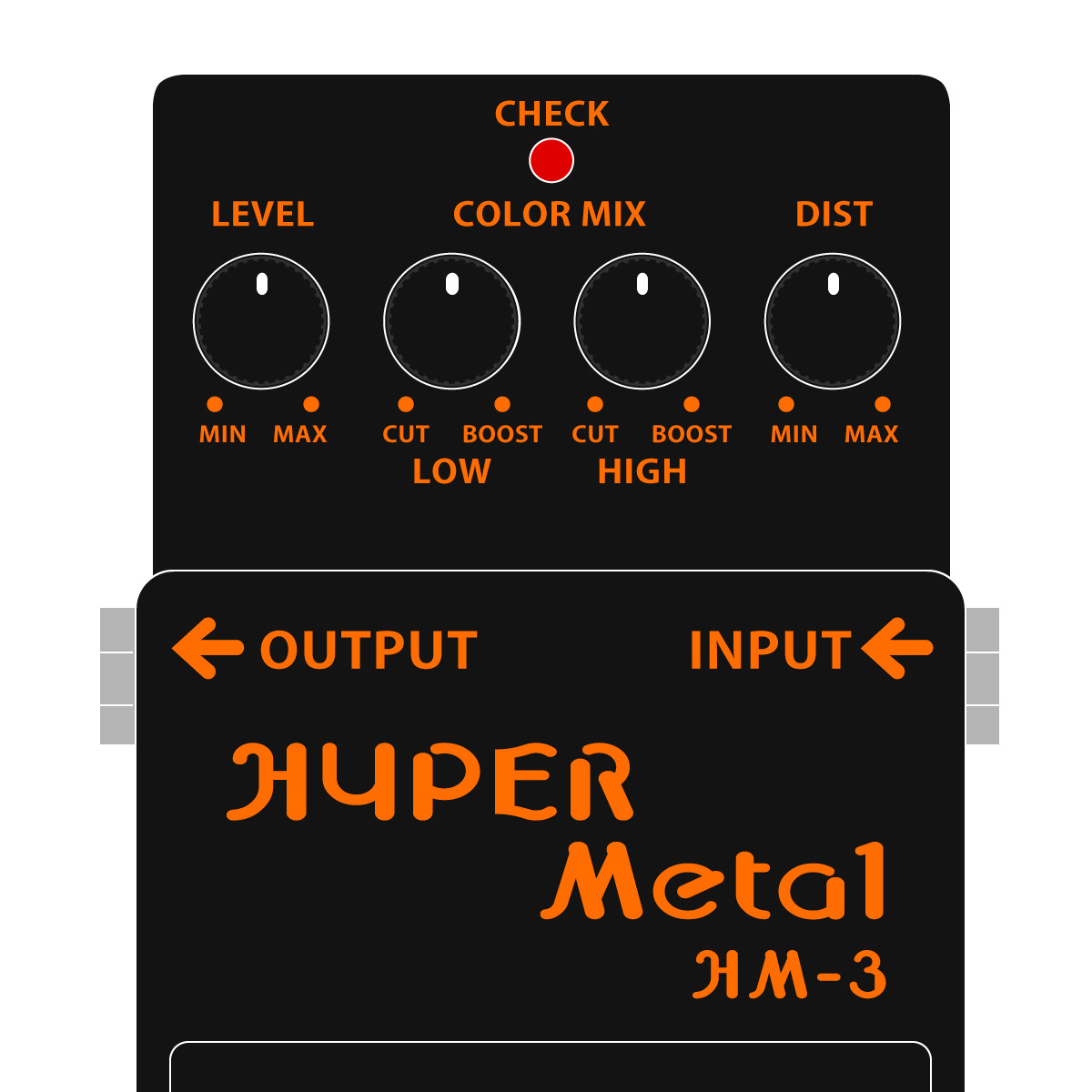 BOSS HM-3 HYPER Metal ハイパーメタルイラスト