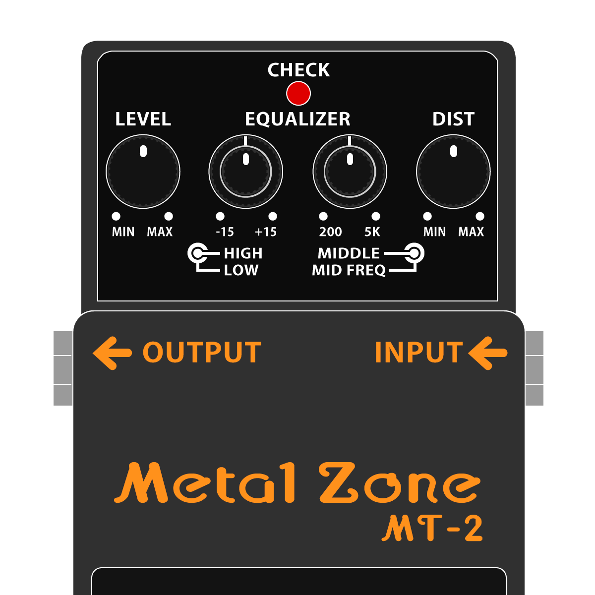 BOSS MT-2 Metal Zone メタルゾーンイラスト