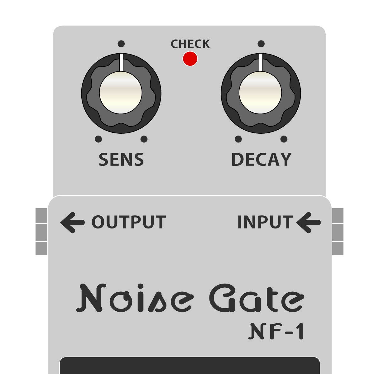 BOSS NF-1 Noise Gate ノイズゲートイラスト.