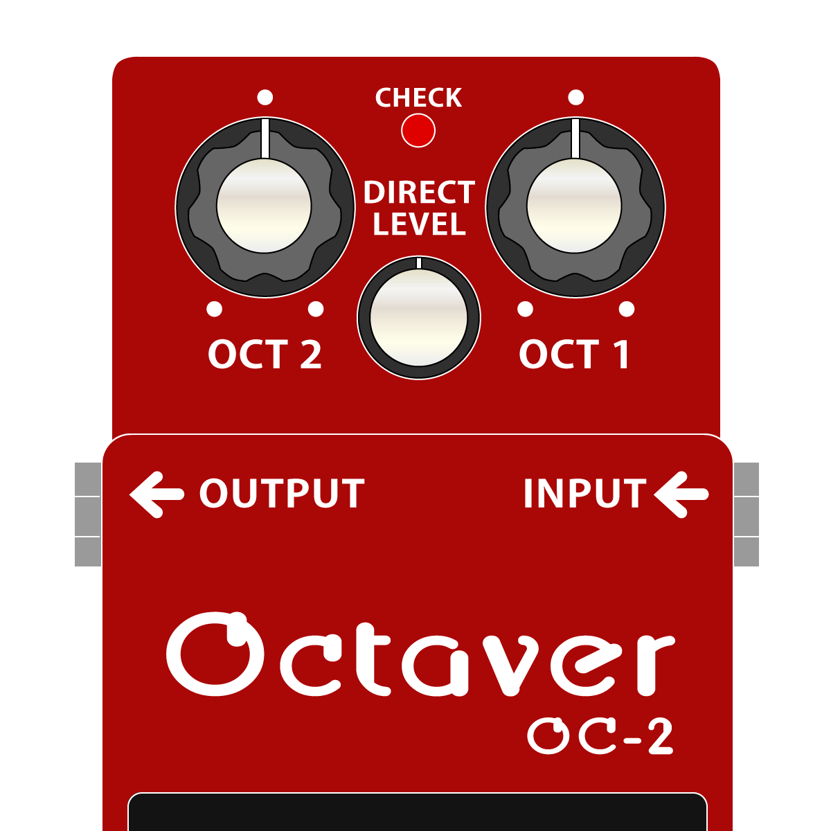 BOSS OC-2 Octaver オクターバーイラスト