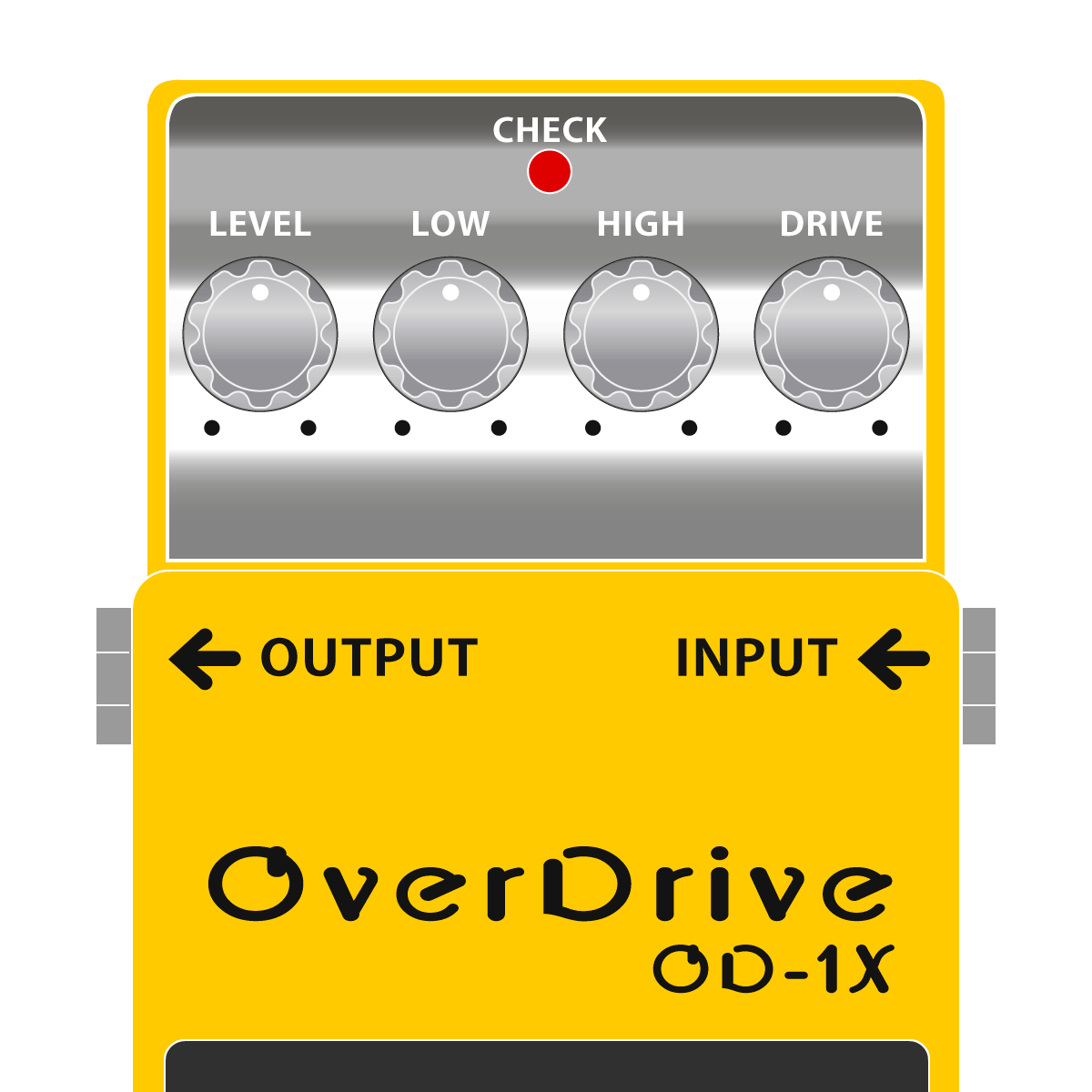 BOSS OD-1X OverDrive オーバードライブイラスト