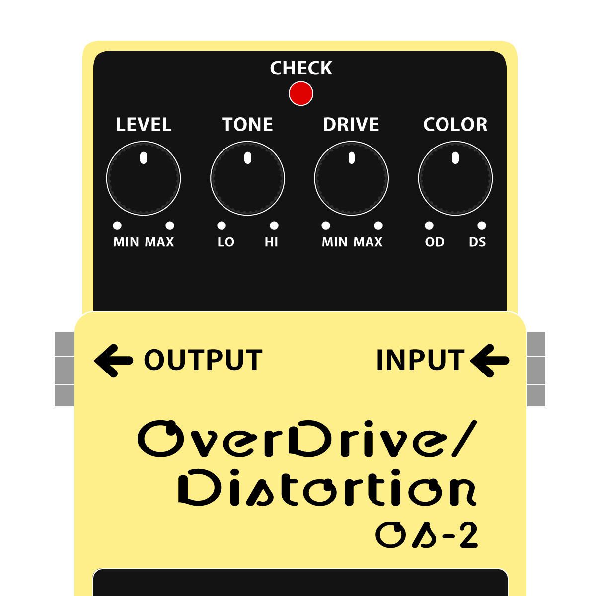 OS-2 OverDrive / Distortion（オーバードライブ / ディストーション）