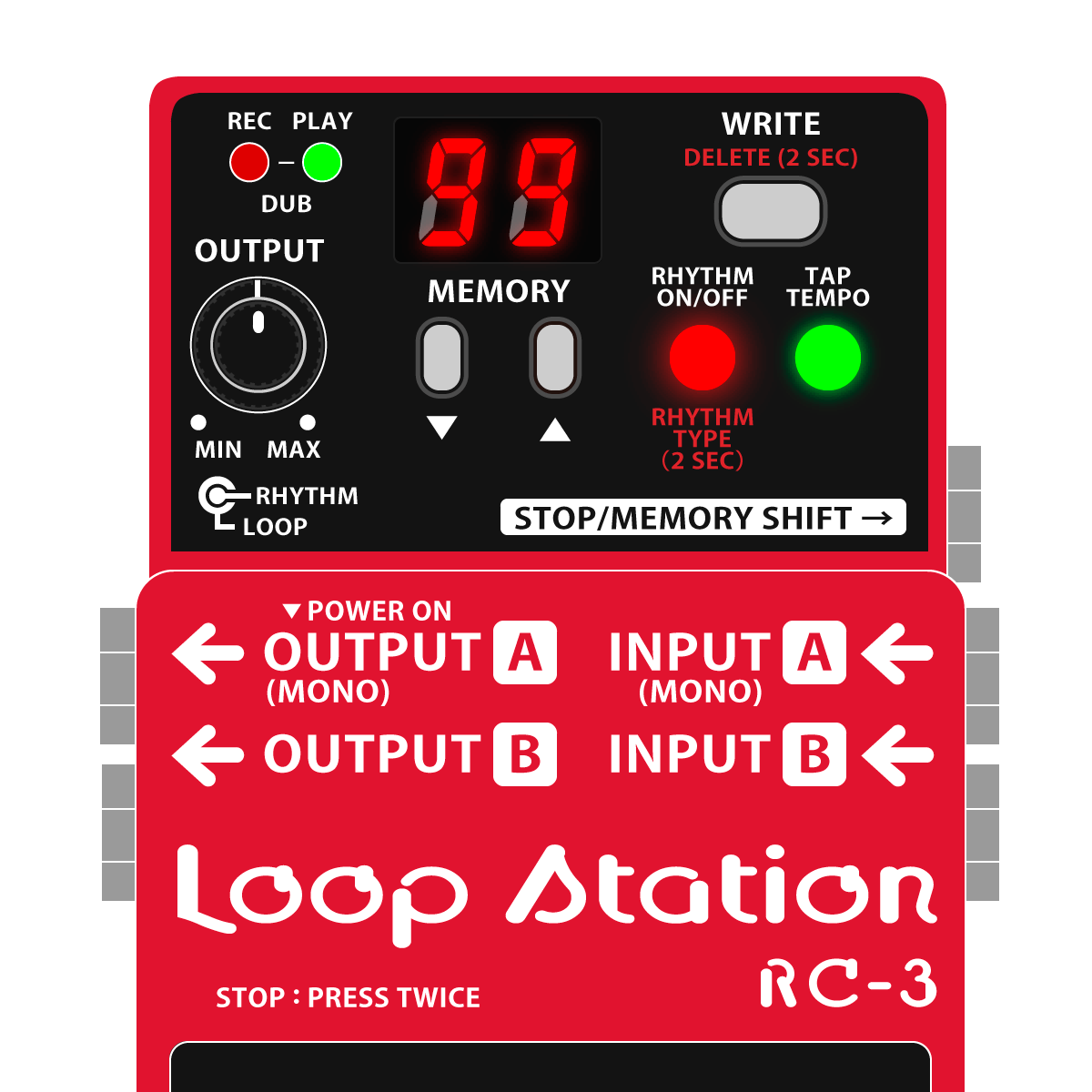 BOSS RC-3 Loop Station ループステーション イラスト