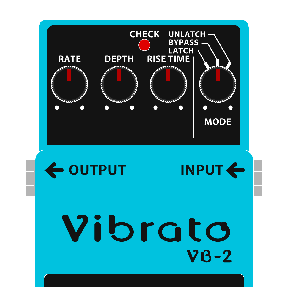 BOSS VB-2 Vibrato ビブラートイラスト